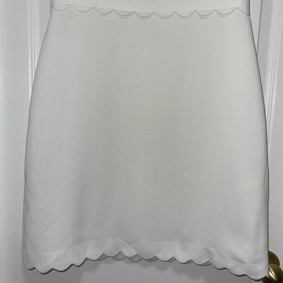 [Club Monaco] White Santina Scalloped Dress - Picture 6 of 13